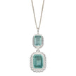 Beginnings Curve Surround Double Drop Pendant