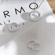Beginnings Starry Night Hoop Earrings with Cubic Zirconia