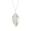 Beginnings Split Leaf Double Pendant with Mother of Pearl