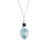Beginnings Iris Petal Drop Pendant