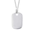 Beginnings Rounded Rectangle Tag Pendant