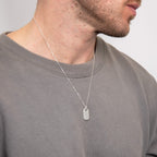 Beginnings Rounded Rectangle Tag Pendant