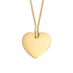 Beginnings Heart Tag Pendant