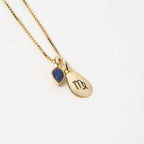 Beginnings Droplet Shaped Engravable Tag Pendant