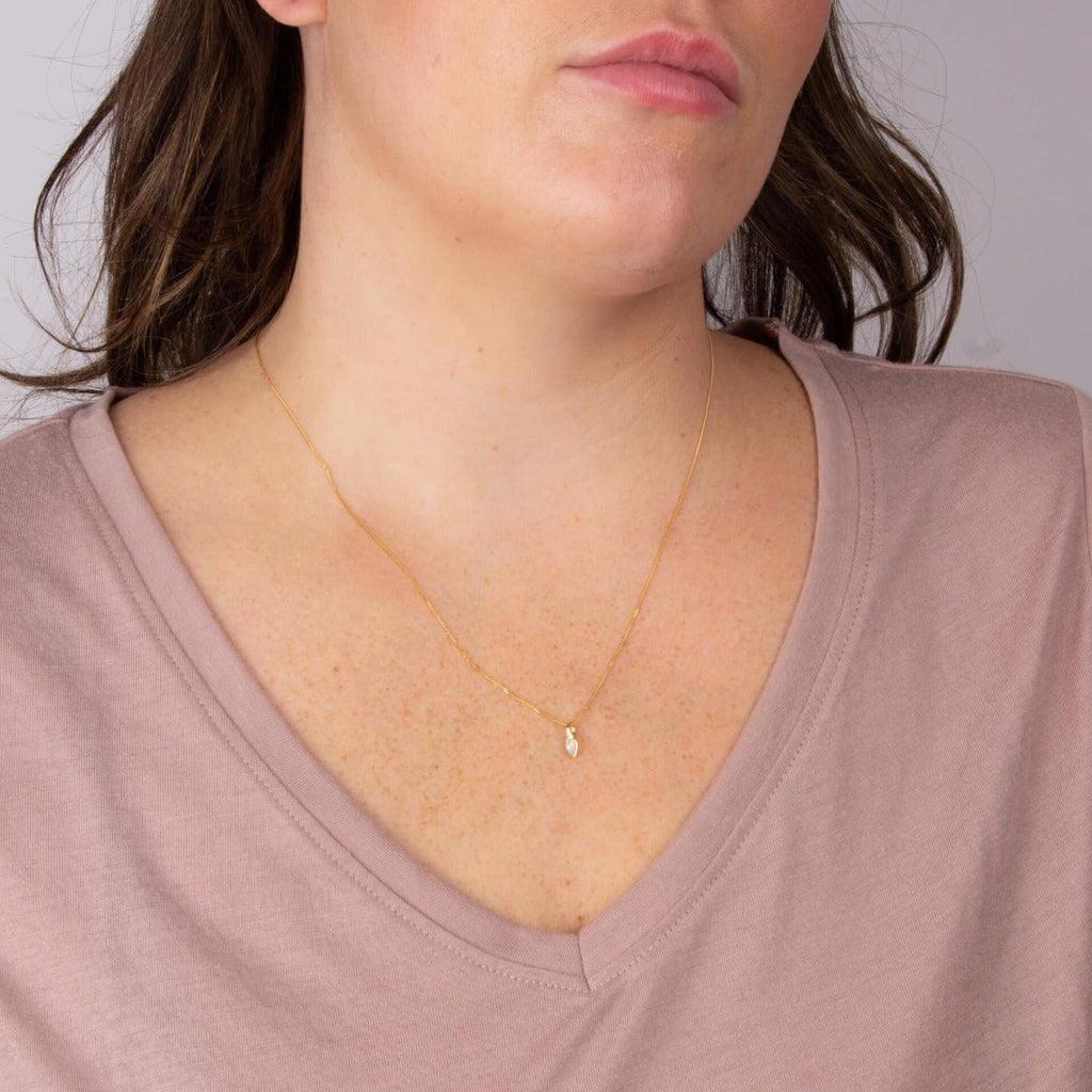 Beginnings Semi-Precious Birthstone Pendant
