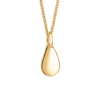 Beginnings Droplet Shaped Engravable Tag Pendant