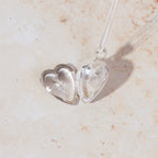 Beginnings Starburst Heart Locket Pendant