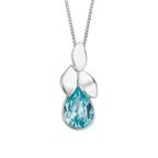 Beginnings Petal Drop Pendant with Crystal