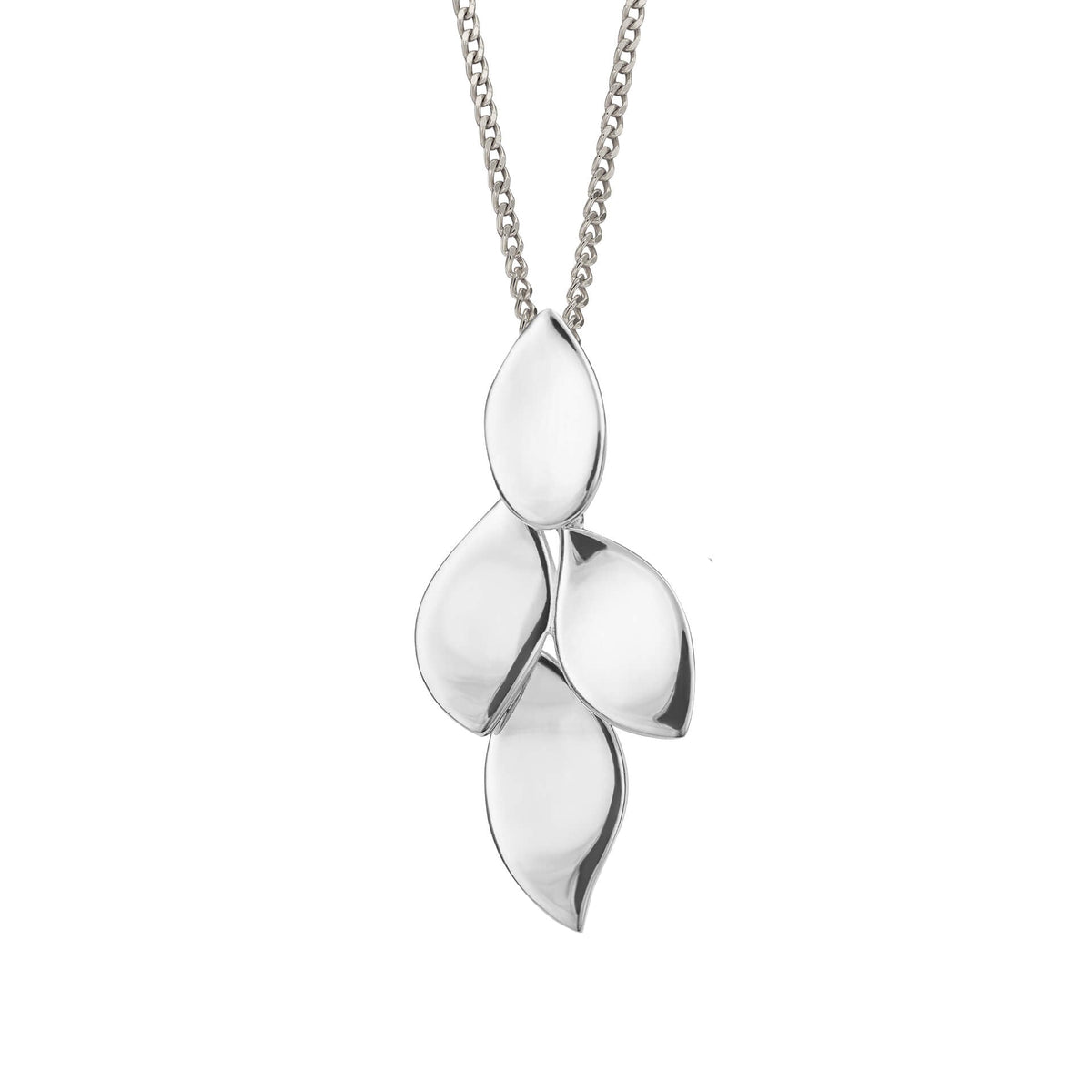 Beginnings Flowing Petals Drop Pendant