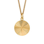 Beginnings Diamond Cut Disc Pendant