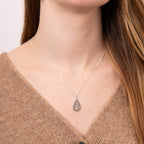 Beginnings Cut Out Lace Pattern Pendant