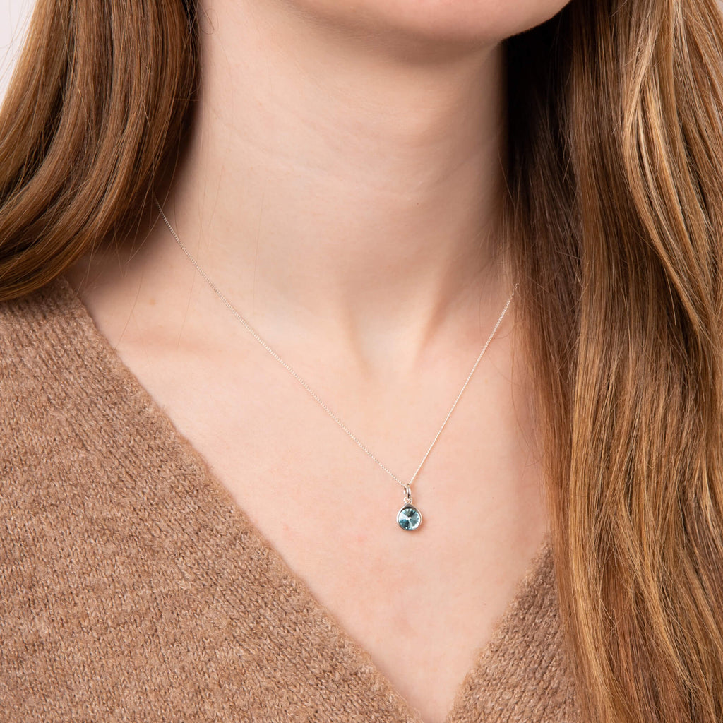 Beginnings Crystal Teardrop Pendant