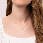 Beginnings Bee Pendant Charm with Cubic Zirconia