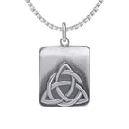 Fred Bennett Oxidized Rectangular Trinity Pendant