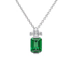 Diamonfire Emerald Cut Zirconia Pendant