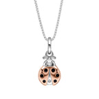 D For Diamond Ladybird Pendant with Diamond
