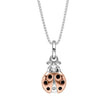 D For Diamond Ladybird Pendant with Diamond