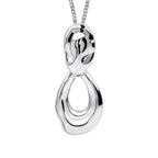 Beginnings Molten Oval Doorknocker Drop Pendant