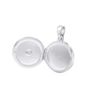 Beginnings Sunburst Round Locket Pendant