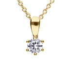 Diamonfire Six Claw Carat Pendant