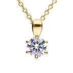 Diamonfire Six Claw Carat Pendant