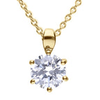 Diamonfire Six Claw Carat Pendant