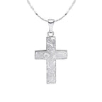 Fred Bennett Damascus Steel Cross Pendant