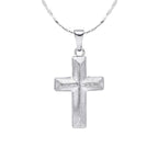 Fred Bennett Damascus Steel Cross Pendant