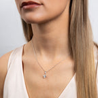 Diamonfire Princess Cut Drop Pendant