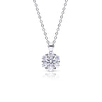 Diamonfire Flower Cluster Pendant