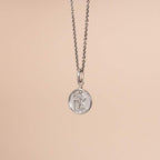 D For Diamond Saint Christopher Pendant