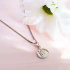 D For Diamond Saint Christopher Pendant