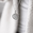 Diamonfire Round Medallion Filigree Locket