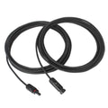 Pair of 5m single core extension cable leads 6.0mm for solar panels and solar charging kits