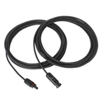 Pair of 5m single core extension cable leads 6.0mm for solar panels and solar charging kits