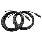 Pair of 5m single core extension cable leads 6.0mm for solar panels and solar charging kits