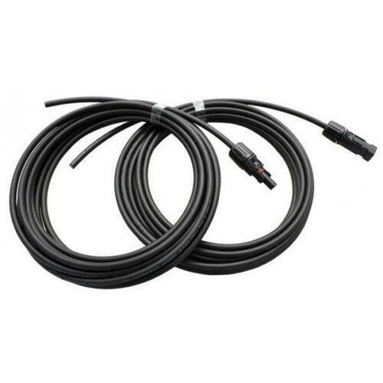 Pair of 5m single core extension cable leads 6.0mm for solar panels and solar charging kits