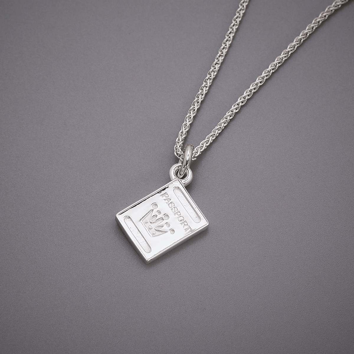 Passport Personalised Silver Charm