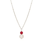 Pearl and Crystal Necklace