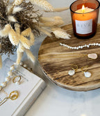 Collier Nacre Soleil et Étoiles