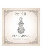 Pineapple Silver Charm