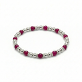 Pink Agate Gemstone Bracelet