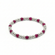 Pink Agate Gemstone Bracelet