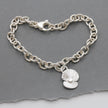 Poppy Flower Personalised Silver Charm