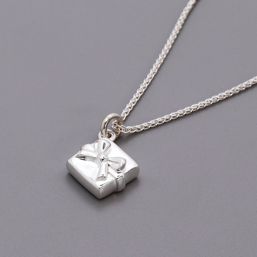 Present Personalised Silver Charm