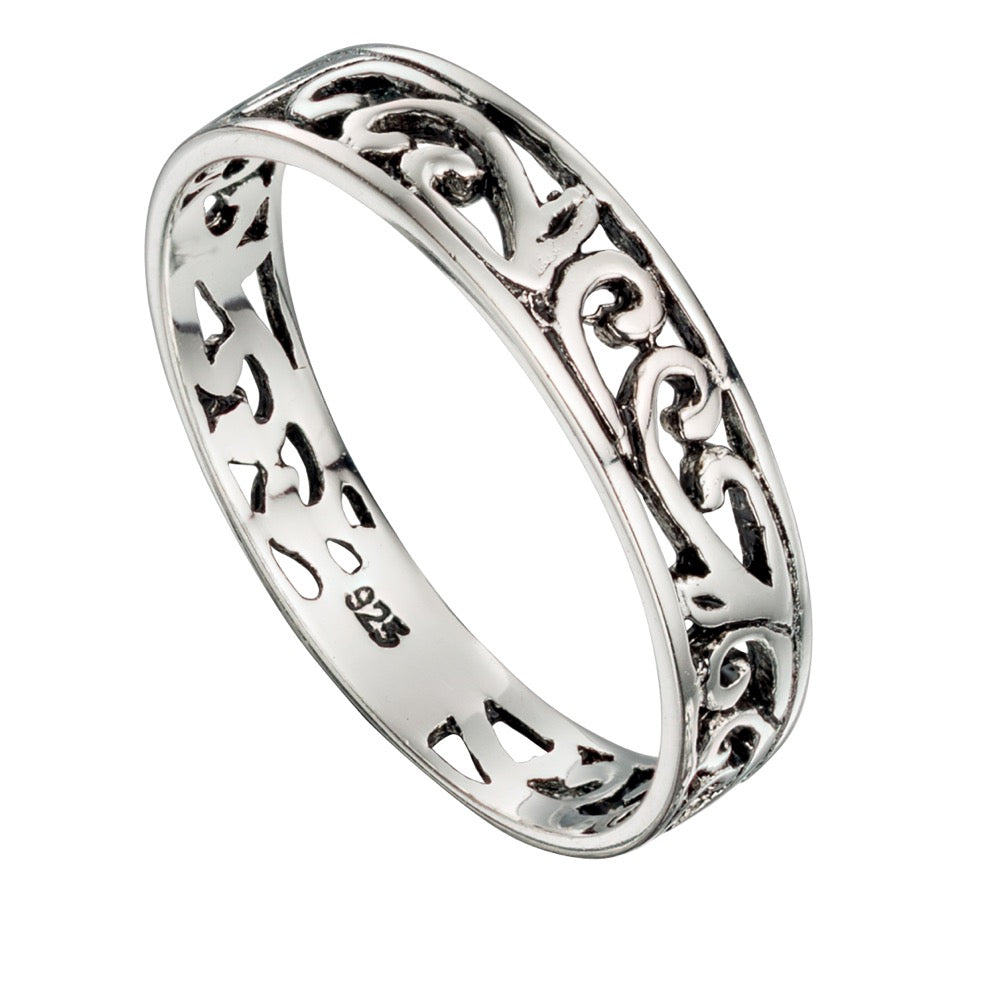 Beginnings Filigree Band Ring