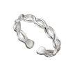 Beginnings Open Twist Toe Ring