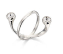 Beginnings Floating Crystal Ring