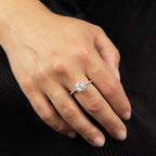 Diamonfire Square Pave Set Ring