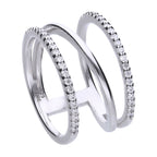 Diamonfire Statement Triple Band Ring